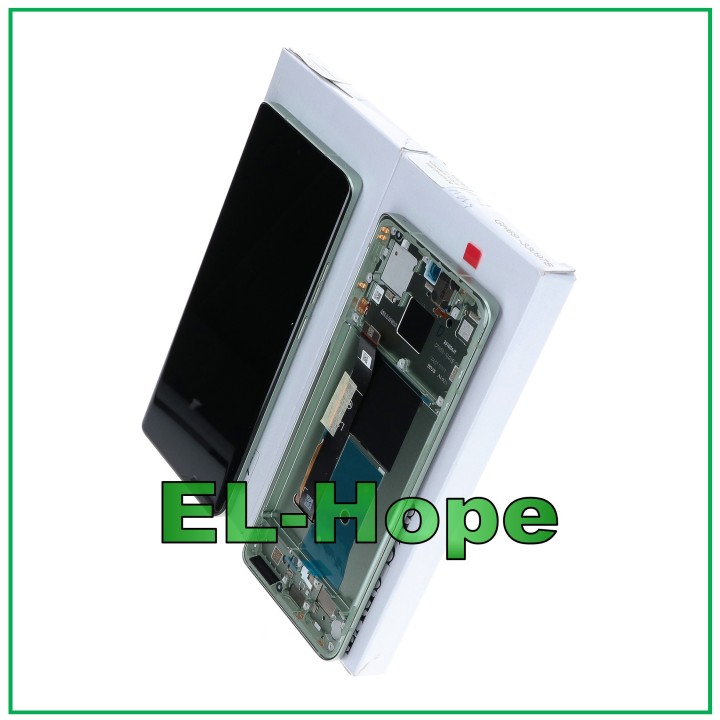 ORIGINAL SERVICE LCD DISPLAY MOTOROLA MOTO EDGE 40 XT2303-2 TOUCH FRAME GREEN