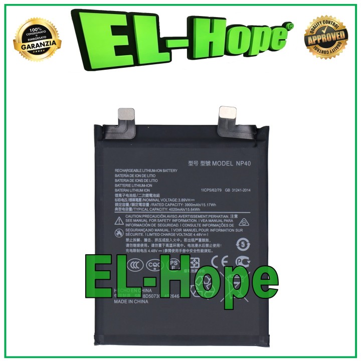 BATTERY NP40 FOR MOTOROLA MOTO EDGE 30 NEO XT2245 4020 mAh EQUAL TO ORIGINAL