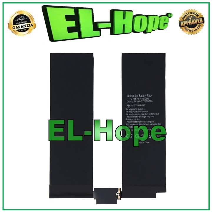 BATTERY A2042 FOR APPLE IPAD PRO 11  A1980 A1934 A2013 7812 mAh