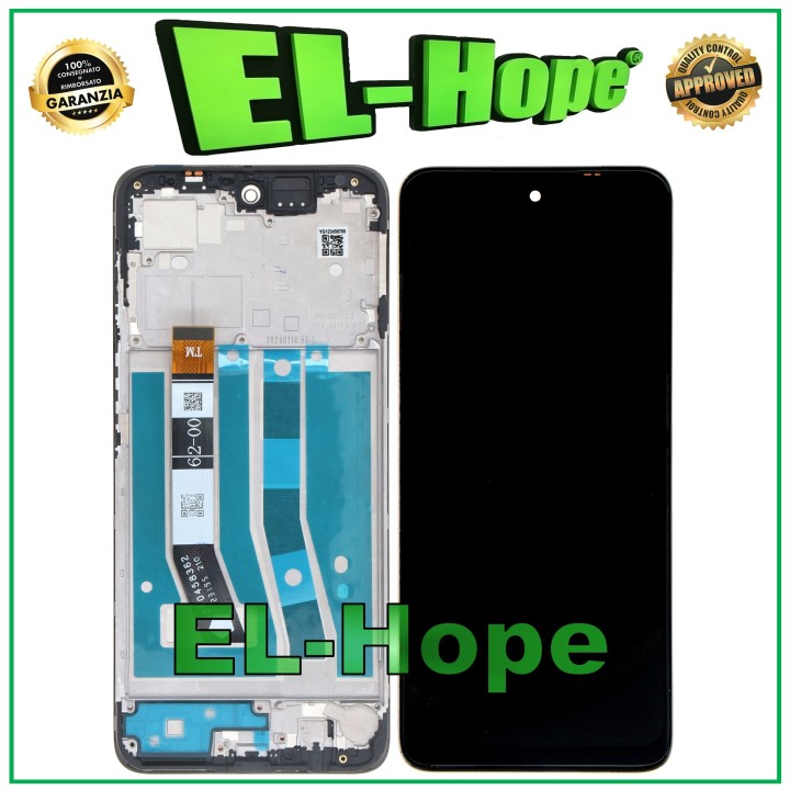 LCD DISPLAY + FRAME FOR MOTOROLA MOTO G55 XT2435 TOUCH SCREEN GLASS SCREEN