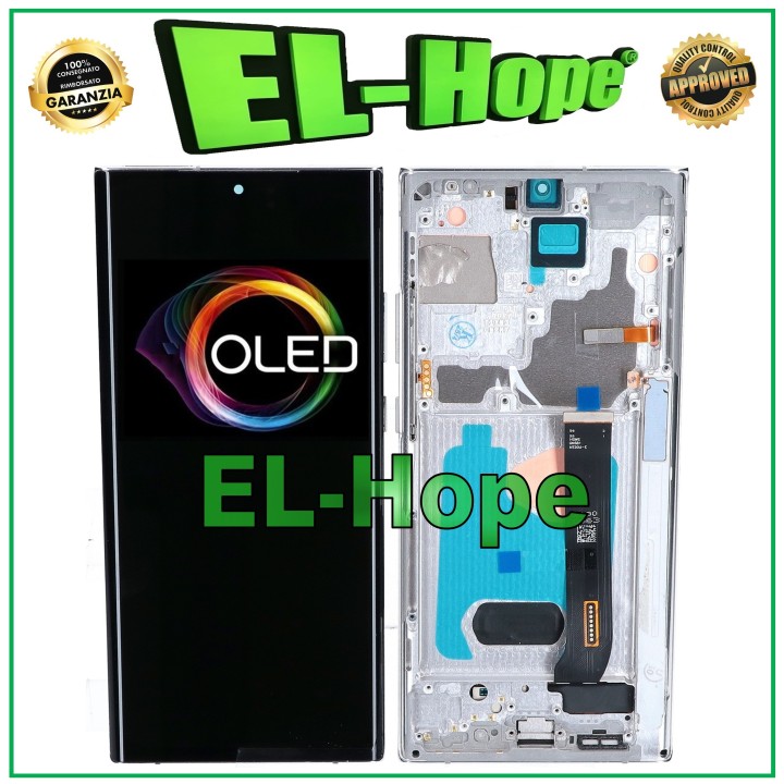 OLED FRAME + TOUCH LCD DISPLAY FOR SAMSUNG GALAXY NOTE 20 ULTRA N985 N986 WHITE