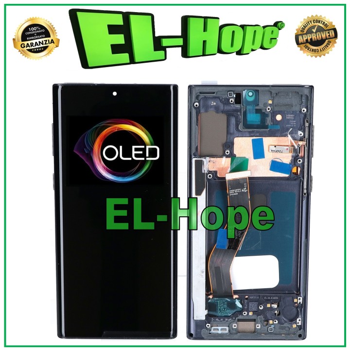 OLED FRAME LCD DISPLAY + TOUCH SCREEN FOR SAMSUNG GALAXY NOTE 10 SM N970 F BLACK
