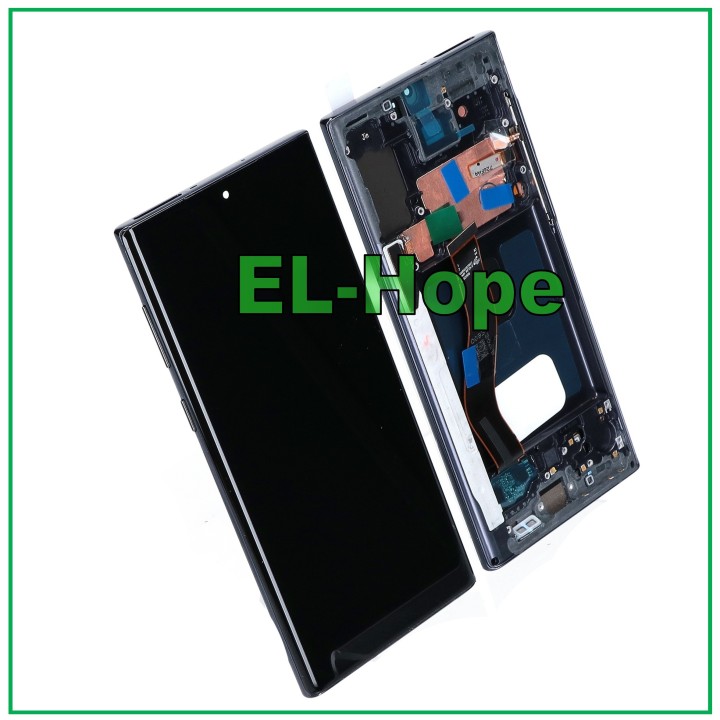 OLED FRAME LCD DISPLAY + TOUCH SCREEN FOR SAMSUNG GALAXY NOTE 10 SM N970 F BLACK