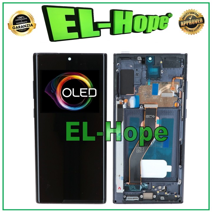 OLED FRAME + TOUCH LCD DISPLAY FOR SAMSUNG GALAXY NOTE 10 PLUS SM N975 N976 BLACK