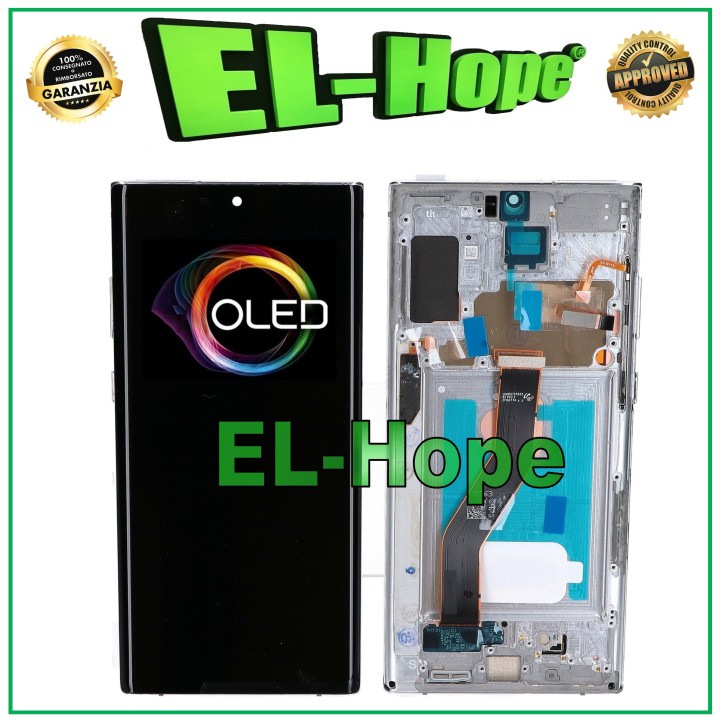 OLED FRAME TOUCH LCD DISPLAY FOR SAMSUNG GALAXY NOTE 10 PLUS SM N975 N976 WHITE