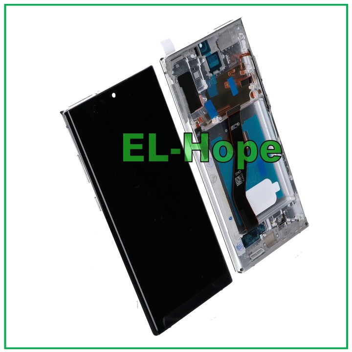 OLED FRAME TOUCH LCD DISPLAY FOR SAMSUNG GALAXY NOTE 10 PLUS SM N975 N976 WHITE