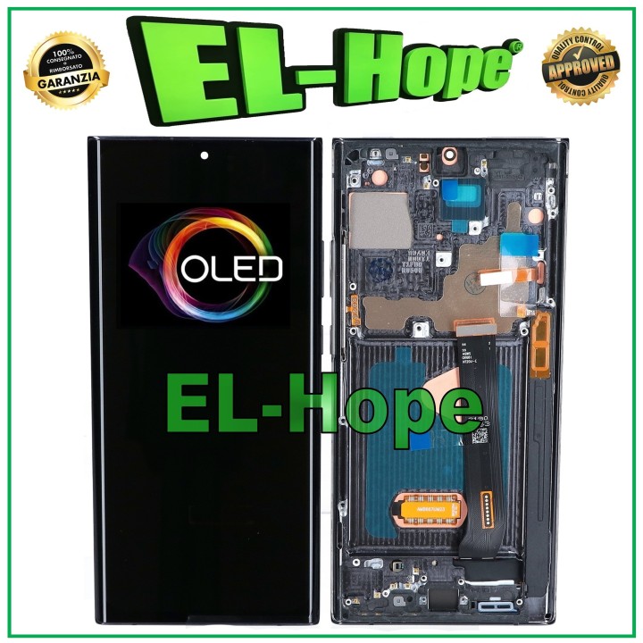 OLED FRAME + TOUCH LCD DISPLAY FOR SAMSUNG GALAXY NOTE 20 ULTRA N985 N986 BLACK