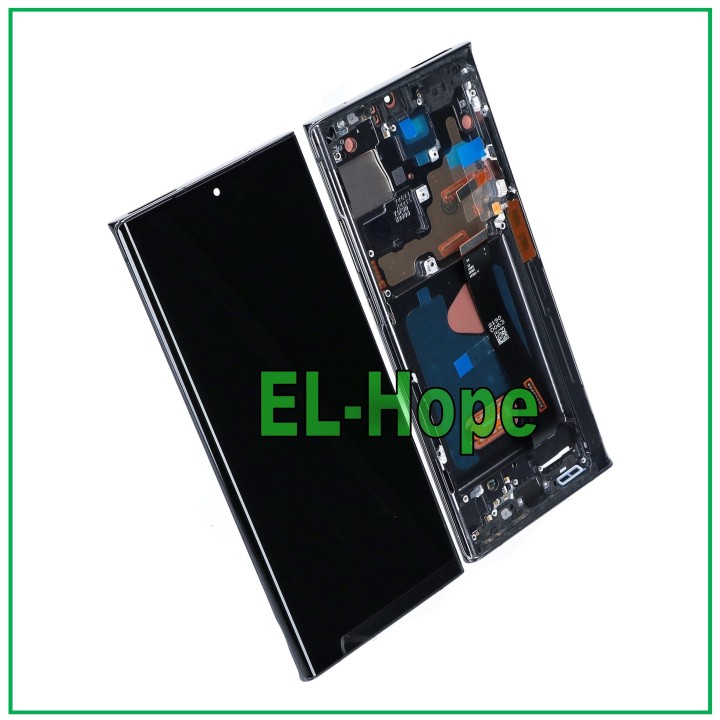 OLED FRAME + TOUCH LCD DISPLAY FOR SAMSUNG GALAXY NOTE 20 ULTRA N985 N986 BLACK