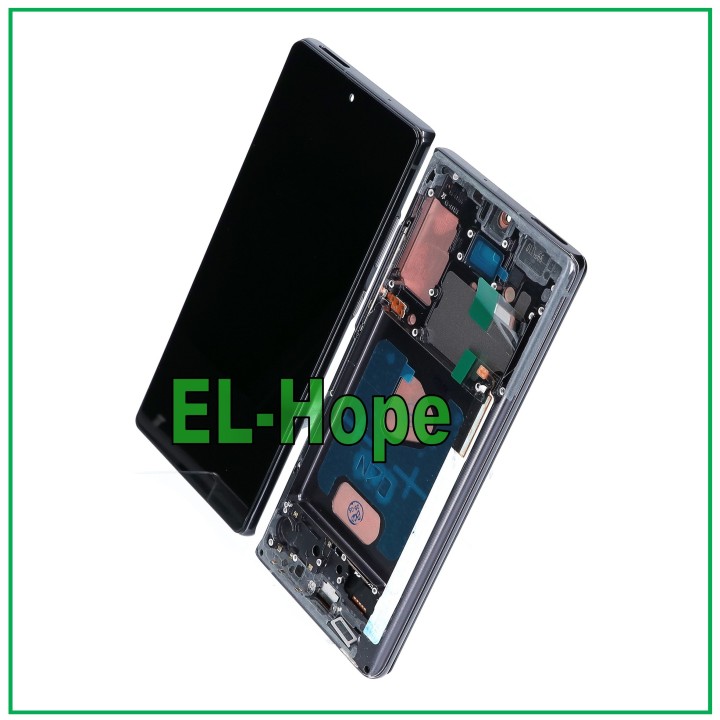 TFT FRAME DISPLAY FOR SAMSUNG GALAXY NOTE 20 SM- N980 N981 TOUCH LCD GLASS GRAY