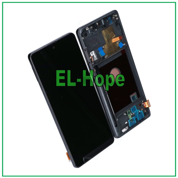 OLED FRAME + TOUCH LCD DISPLAY FOR SAMSUNG GALAXY NOTE 10 LITE SM-N770 BLACK