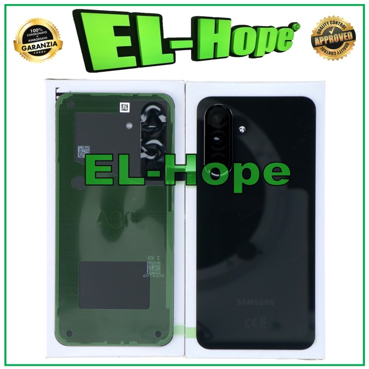 ORIGINAL SAMSUNG GALAXY A36 5G SM-A366 BLACK REAR BATTERY COVER BODY