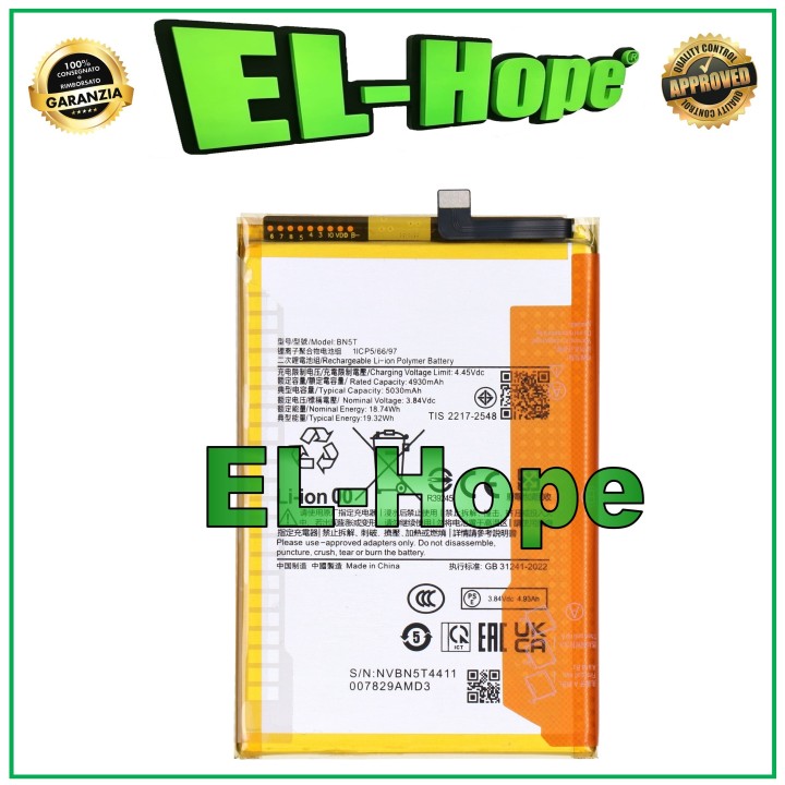 BN5T BATTERY FOR XIAOMI REDMI 13 / POCO M6 4G 2404APC5FG 5030mAh EQUAL ORIGINAL