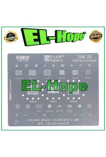STENCIL REBALLING SNAPDRAGON AMAOE SAM20 FOR SAMSUNG A15 SM A156E A156U MT6835V