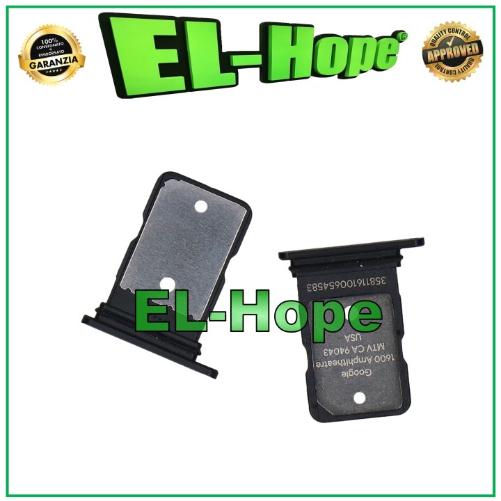 SLOT CART NANO SIM CARD COMPARTMENT FOR GOOGLE PIXEL 4A 4G G025J G025N BLACK