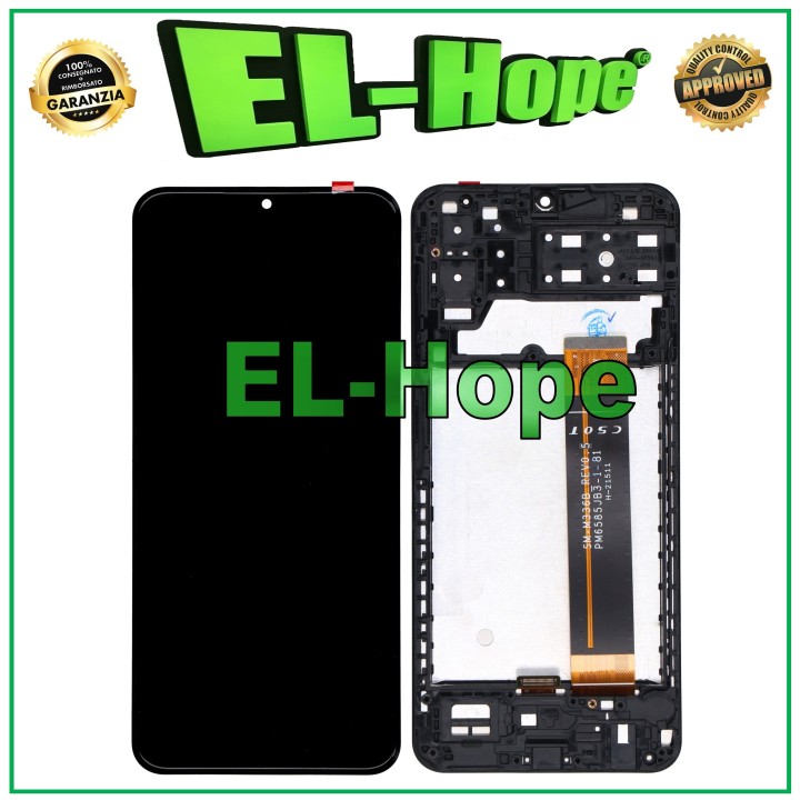 LCD DISPLAY + TOUCH SCREEN FRAME FOR SAMSUNG GALAXY M33 5G 2022 SM-M336B BLACK
