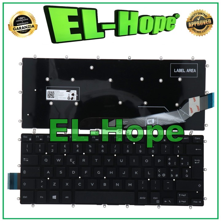 ITALIAN KEYBOARD FOR DELL INSPIRON 13 14 15 17 5378 7779 5579 7370 NOTEBOOK