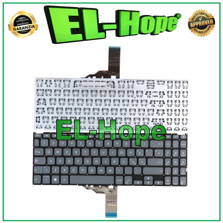 ITALIAN KEYBOARD FOR ASUS VIVOBOOK R512 M512 D512 X512MA NOTEBOOK GREY