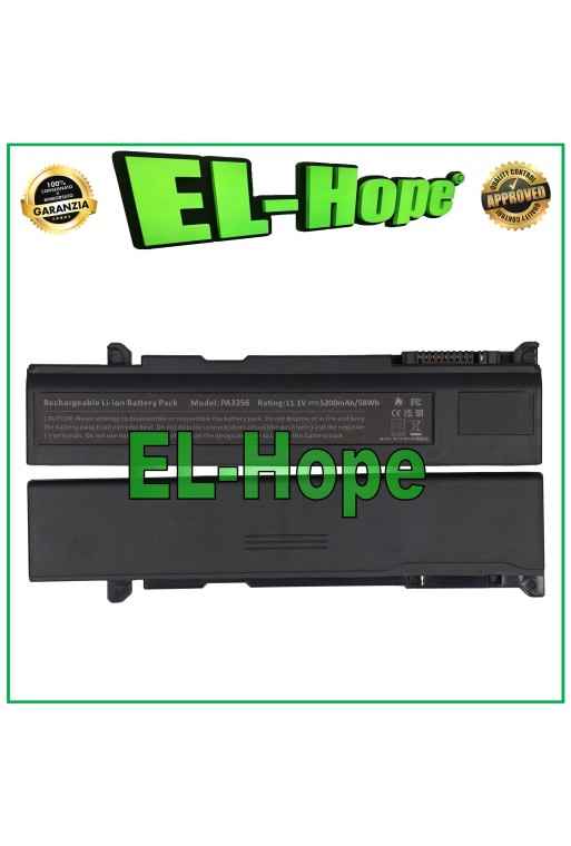 TOSHIBA PABAS229 5200 mAh 11.1V BLACK NOTEBOOK BATTERY EQUAL TO ORIGINAL