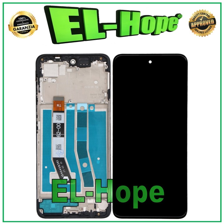 LCD DISPLAY + FRAME FOR MOTOROLA MOTO G54 XT-2343 XT234 TOUCH SCREEN BLACK GLASS