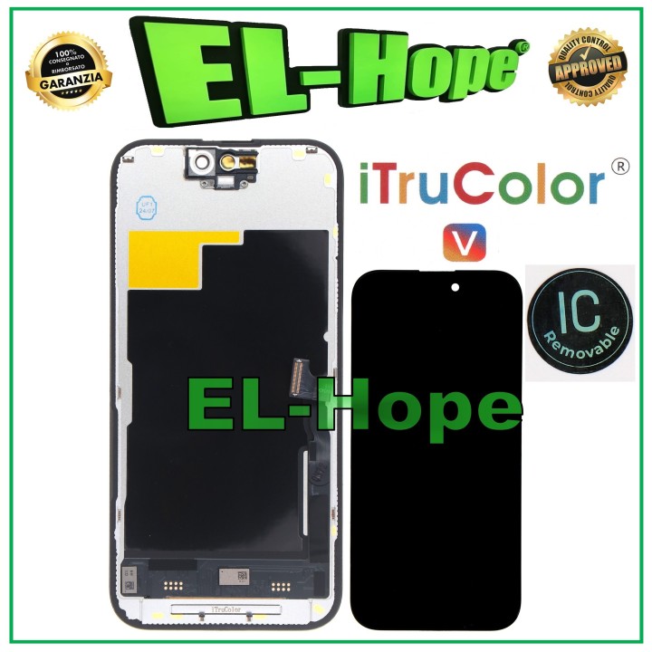 INCELL iTruColor LCD DISPLAY FOR APPLE IPHONE 15 PRO TOUCH SCREEN GLASS