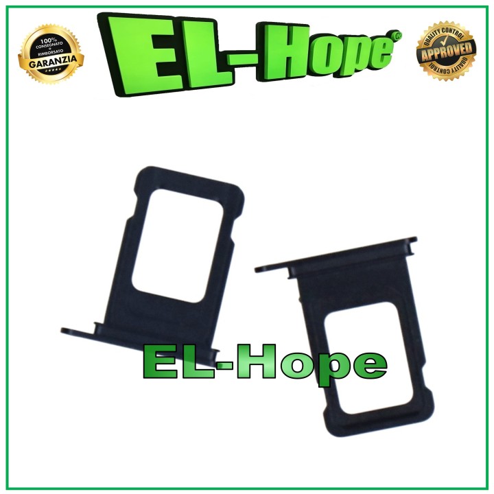 SLOT CART COMPARTMENT HOLDER NANO SIM CARD HOUSING CARD FOR APPLE IPHONE 12 BLACK