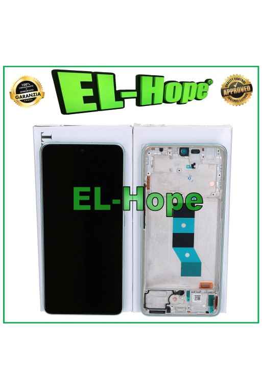 TOUCH DISPLAY + ORIGINAL FRAME SERVICE XIAOMI REDMI NOTE 14 5G 24094RAD4G BLUE