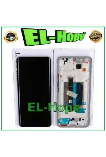 TOUCH DISPLAY + ORIGINAL FRAME SERVICE XIAOMI REDMI NOTE 14 PRO+ PLUS 5G PURPLE
