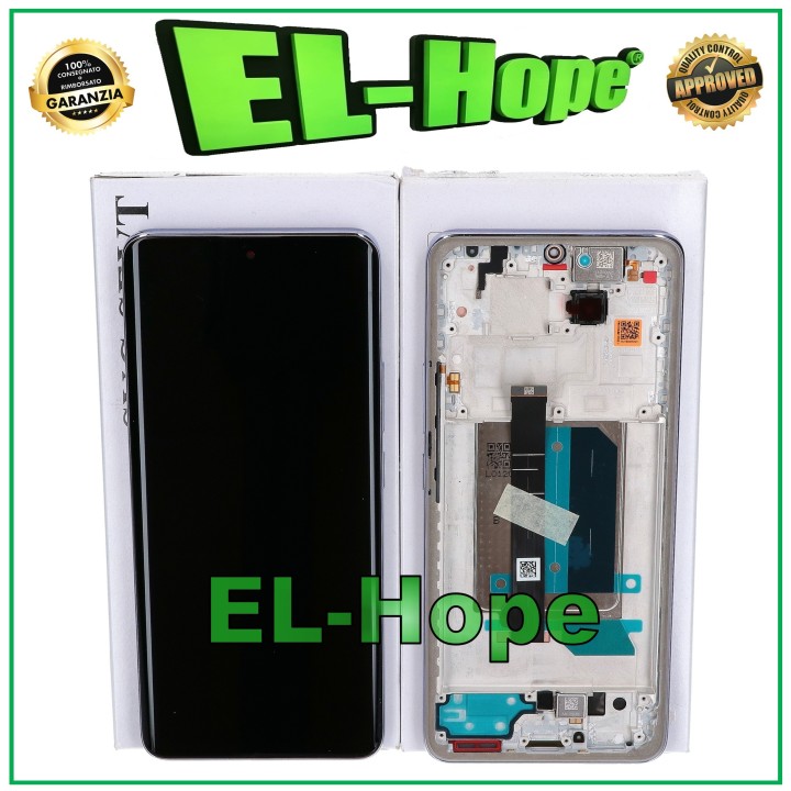 TOUCH DISPLAY + ORIGINAL FRAME SERVICE XIAOMI REDMI NOTE 14 PRO+ PLUS 5G PURPLE