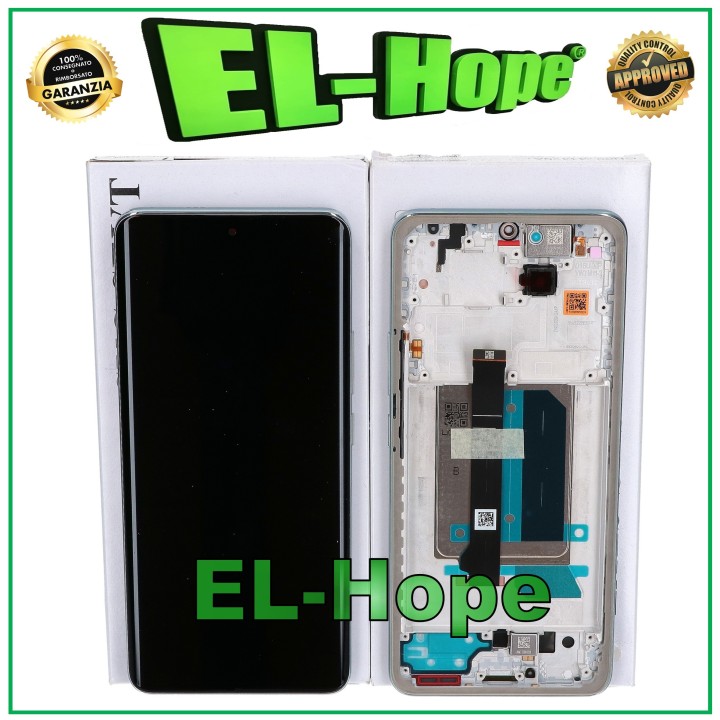 TOUCH DISPLAY + ORIGINAL FRAME SERVICE XIAOMI REDMI NOTE 14 PRO+ PLUS 5G BLUE