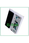 CASE GLASS BACK BODY BATTERY COVER FOR IPHONE 14 PLUS BIG HOLE BLACK