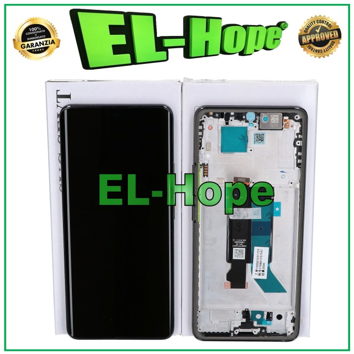 TOUCH LCD DISPLAY + ORIGINAL FRAME XIAOMI REDMI NOTE 14 PRO 5G 24094RA29G BLACK