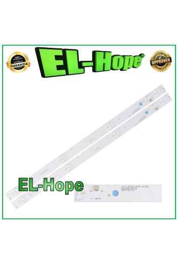 KIT OF 2 4 LED STRIP BARS FOR 22 TV AKAI JS-D-JP2220-041EC(51209) E22F2000