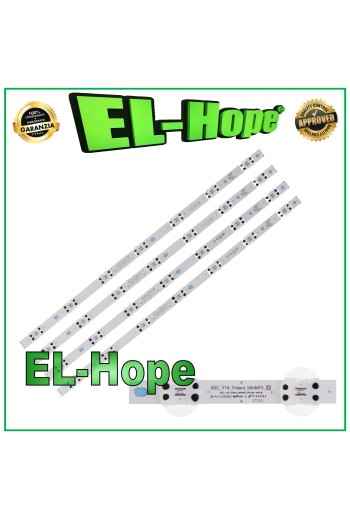 KIT 4 7 LED STRIP BARS FOR TV 50 LG LGIT-Y19-50UM75 LGIT-Y19-50UM73 PC65486A