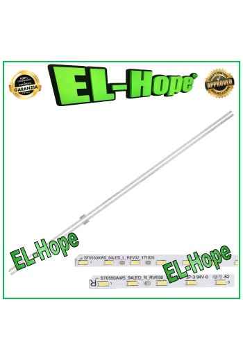 KIT OF 2 54 LED STRIP BARS FOR 55 SONY TV ST055AZ5-54LED-L-REV00-180122 