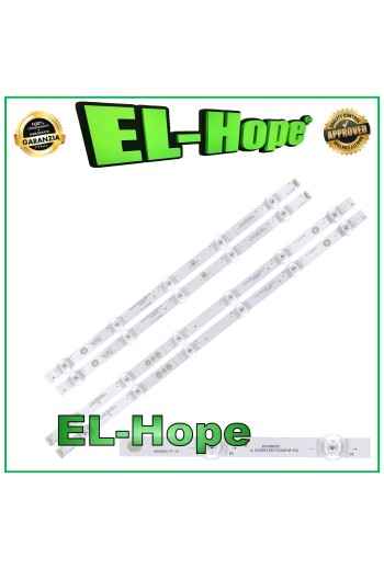 KIT OF 2 BARS 11 LED FOR 42 TV HISENSE HD425X1U71 JL.D425B1330-003AS-M-V02 3 PIN