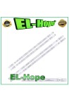 KIT OF 2 BARS 11 LED FOR 42  TV HISENSE HD425X1U71 JL.D425B1330-003AS-M-V02 3 PIN