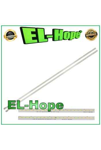 KIT OF 2 BARS 78 LEDs FOR 60 TV LG V16-ART3-2484-REV07-L/R TYPE LC600EQF 60UH7700