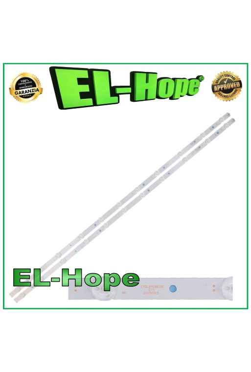 KIT 2 BARS 11 LED TV 40 VESTEL 17DLB40NER5-ETI ET1 17DLB40NER6 743mm