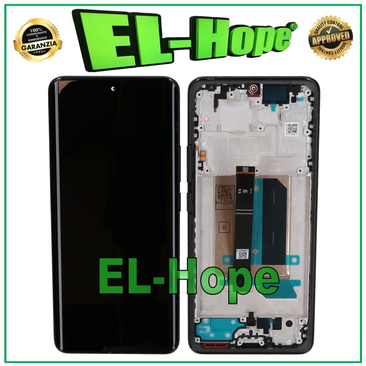TOUCH OLED FRAME LCD DISPLAY FOR XIAOMI REDMI NOTE 14 PRO+ PLUS 24115RA8EG BLACK