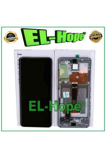 ORIGINAL FRAME LCD DISPLAY SAMSUNG GALAXY S20+ PLUS SM-G985 G986 5G TOUCH GRAY