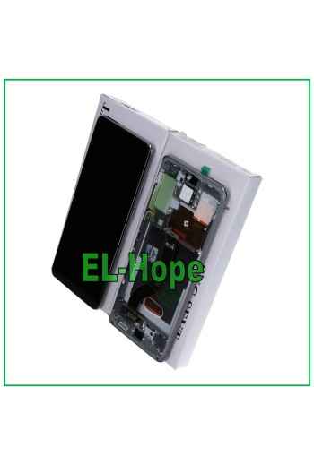 ORIGINAL FRAME LCD DISPLAY SAMSUNG GALAXY S20+ PLUS SM-G985 G986 5G TOUCH GRAY