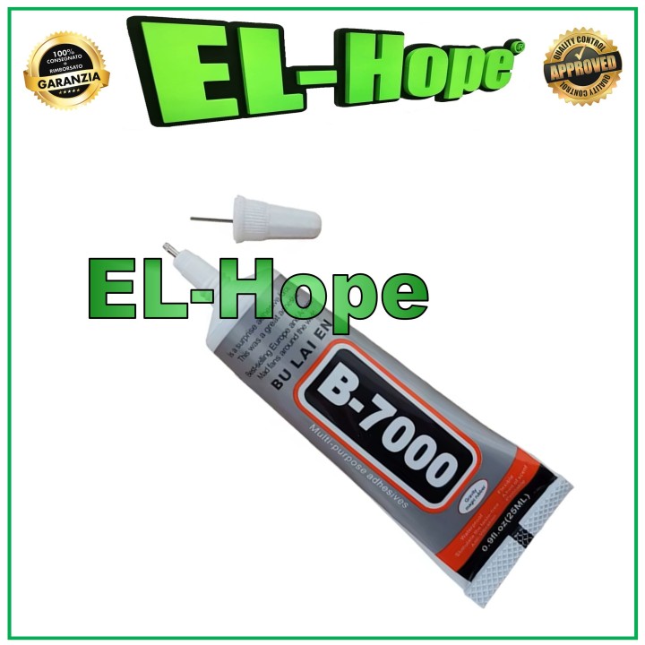MULTIPURPOSE ADHESIVE GLUE B-7000 25 ML SMARTPHONE TOUCH SCREEN DISPLAY REPAIR