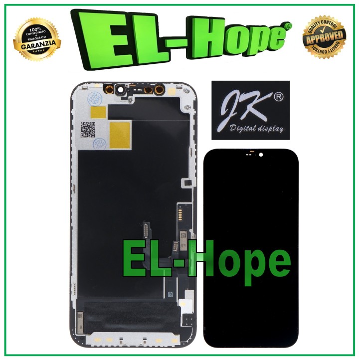 JK SOFT OLED LCD DISPLAY FOR APPLE IPHONE 12 /12 PRO TOUCH SCREEN GLASS