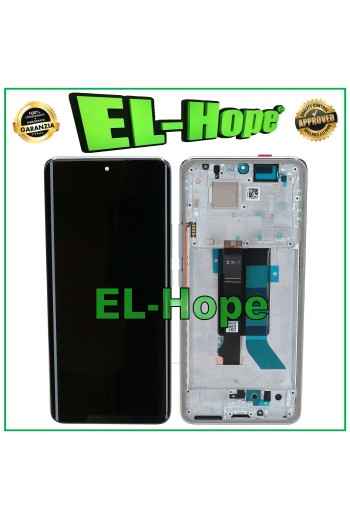 OLED DISPLAY + FRAME FOR XIAOMI POCO X7 5G 24095PCADG LCD TOUCH SILVER GLASS