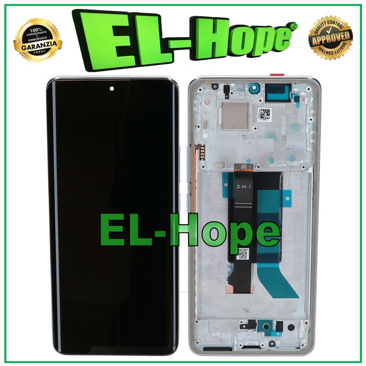 OLED DISPLAY + FRAME FOR XIAOMI POCO X7 5G 24095PCADG LCD TOUCH SILVER GLASS