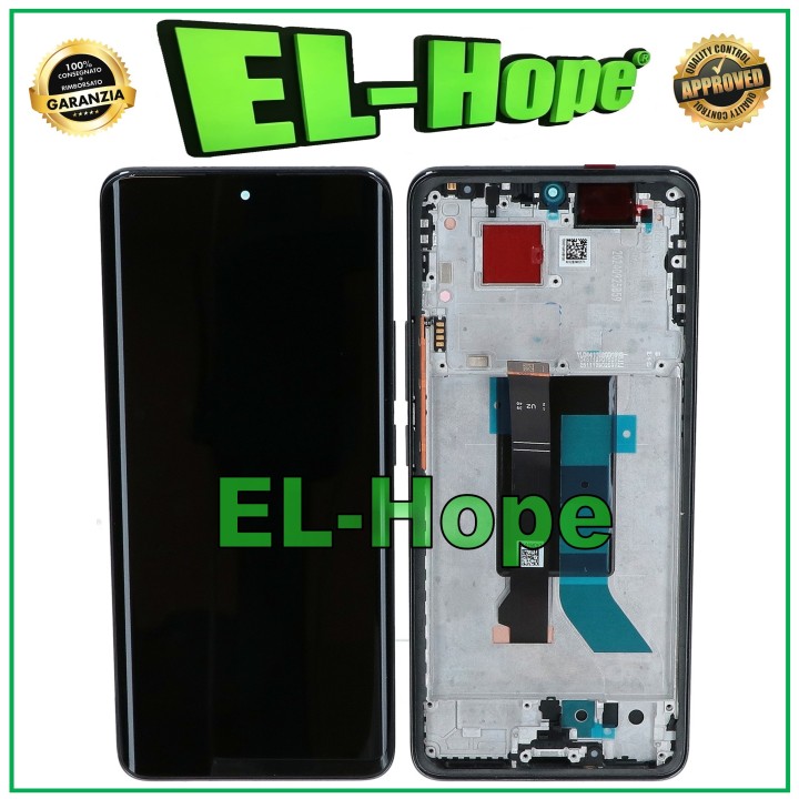 OLED DISPLAY + FRAME FOR XIAOMI POCO X7 5G 24095PCADG LCD TOUCH GLASS BLACK