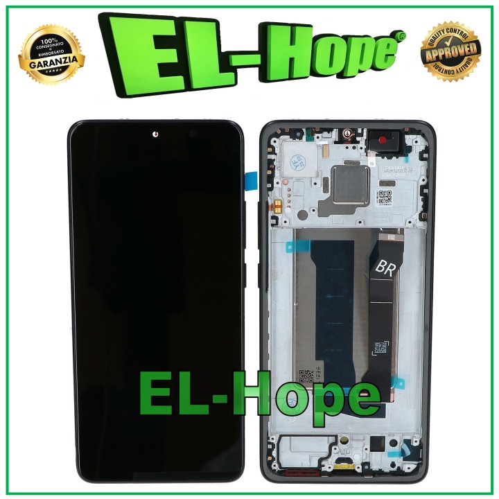 OLED DISPLAY + FRAME FOR XIAOMI POCO X7 PRO 5G 2412DPC0AI LCD TOUCH GLASS BLACK