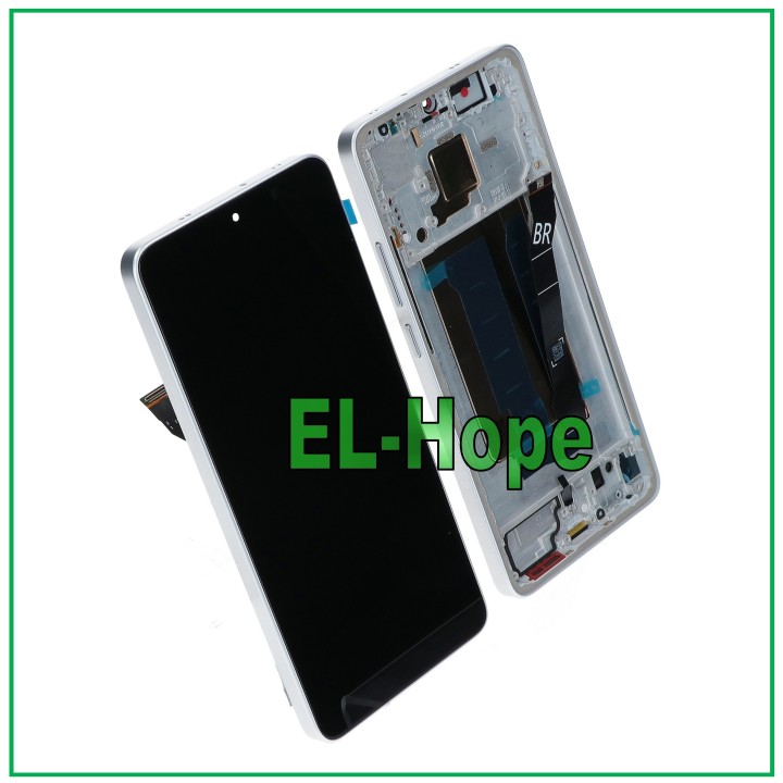 OLED DISPLAY + FRAME FOR XIAOMI POCO X7 PRO 5G 2412DPC0AI LCD TOUCH GLASS SILVER