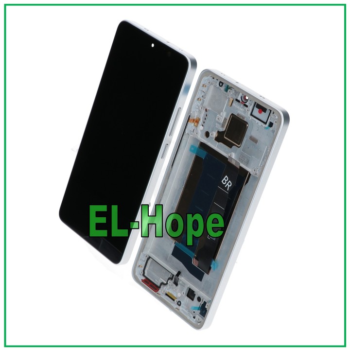 OLED DISPLAY + FRAME FOR XIAOMI POCO X7 PRO 5G 2412DPC0AI LCD TOUCH GLASS SILVER