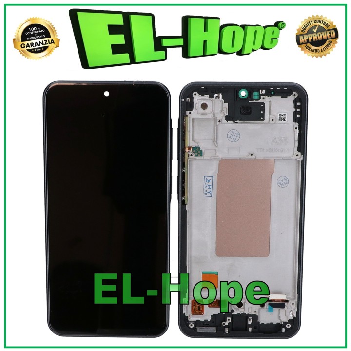 TFT LCD DISPLAY + FRAME FOR SAMSUNG GALAXY A36 5G SM-A366 TOUCH SCREEN BLACK